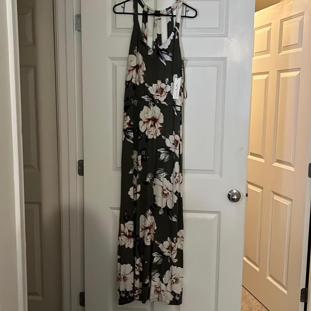 Soft floral Maxi Dress